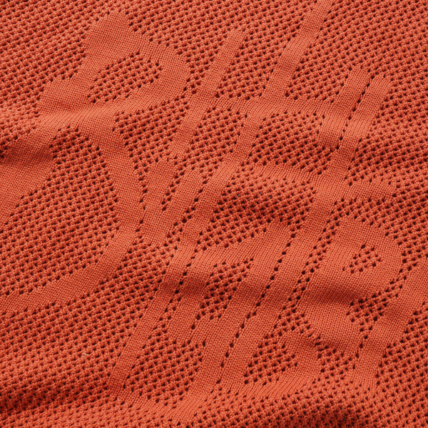 Scribble Knit Sweater Burnt Orange Jumpers