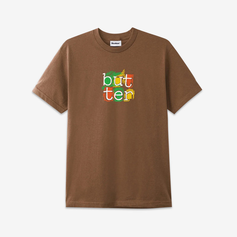Scribble T-Shirt Oak Brown