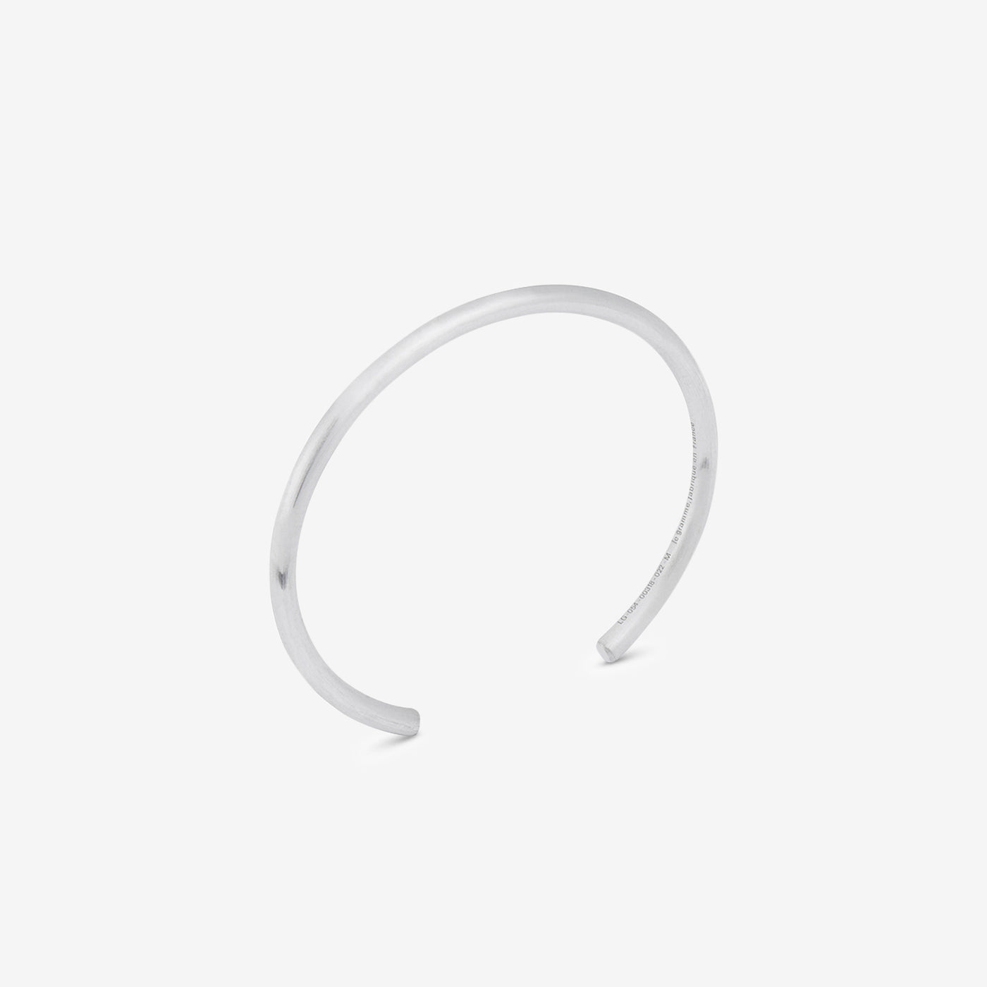 15g Brushed Sterling Silver Bangle Bracelet – Above The Clouds