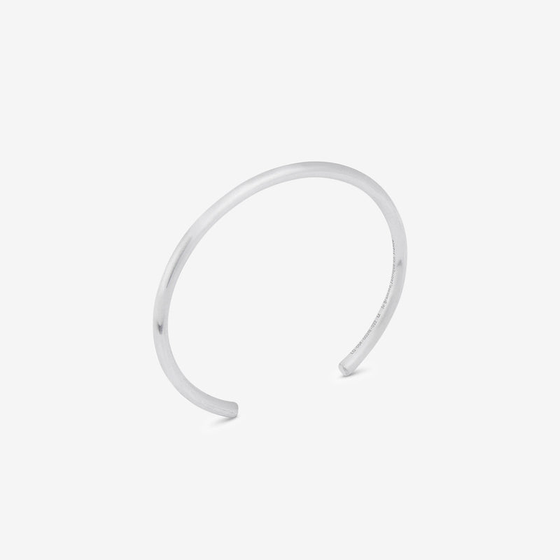 15g Brushed Sterling Silver Bangle Bracelet