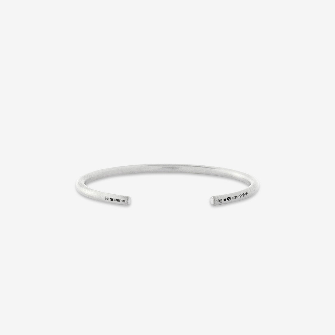 15g Brushed Sterling Silver Bangle Bracelet Jewellery