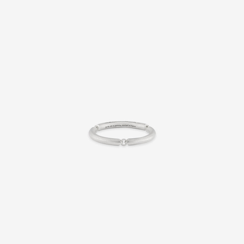 3g Brushed Sterling Silver Segment Ring Jewellery