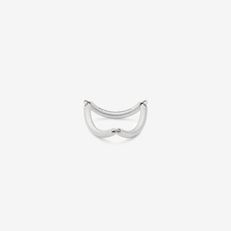 3g Brushed Sterling Silver Segment Ring Jewellery
