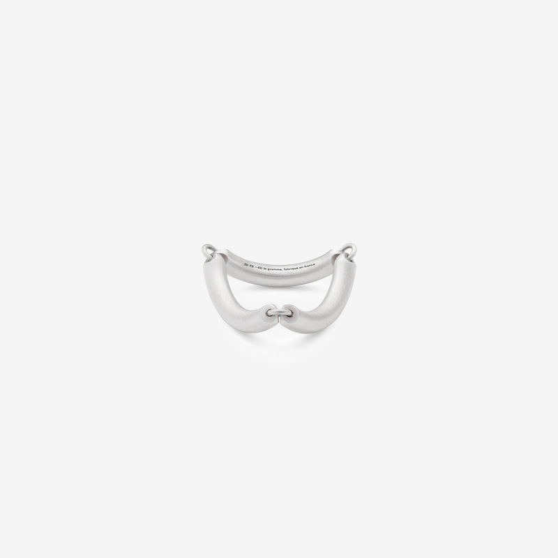 5g Brushed Sterling Silver Segment Ring Jewellery