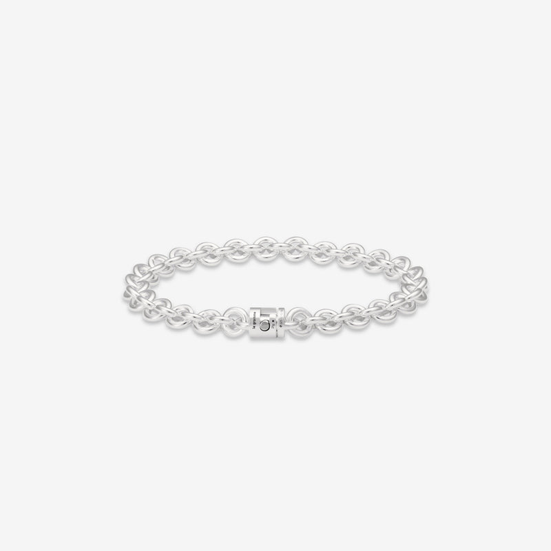 21g Polished Sterling Silver Entrelacs Bracelet Jewellery