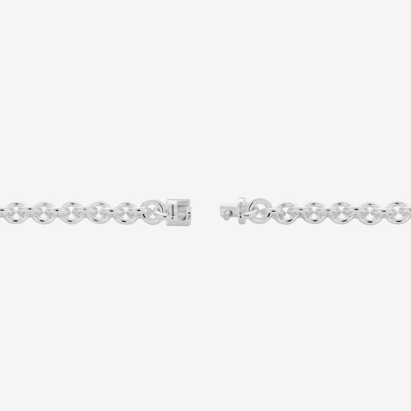 21g Polished Sterling Silver Entrelacs Bracelet Jewellery