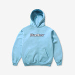 Stripe Logo Applique Pullover Hood Sky