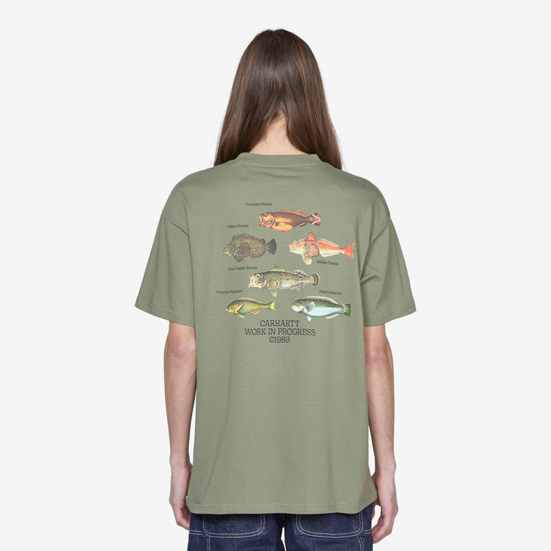 Fish Short Sleeve T-Shirt Dollar Green Tees