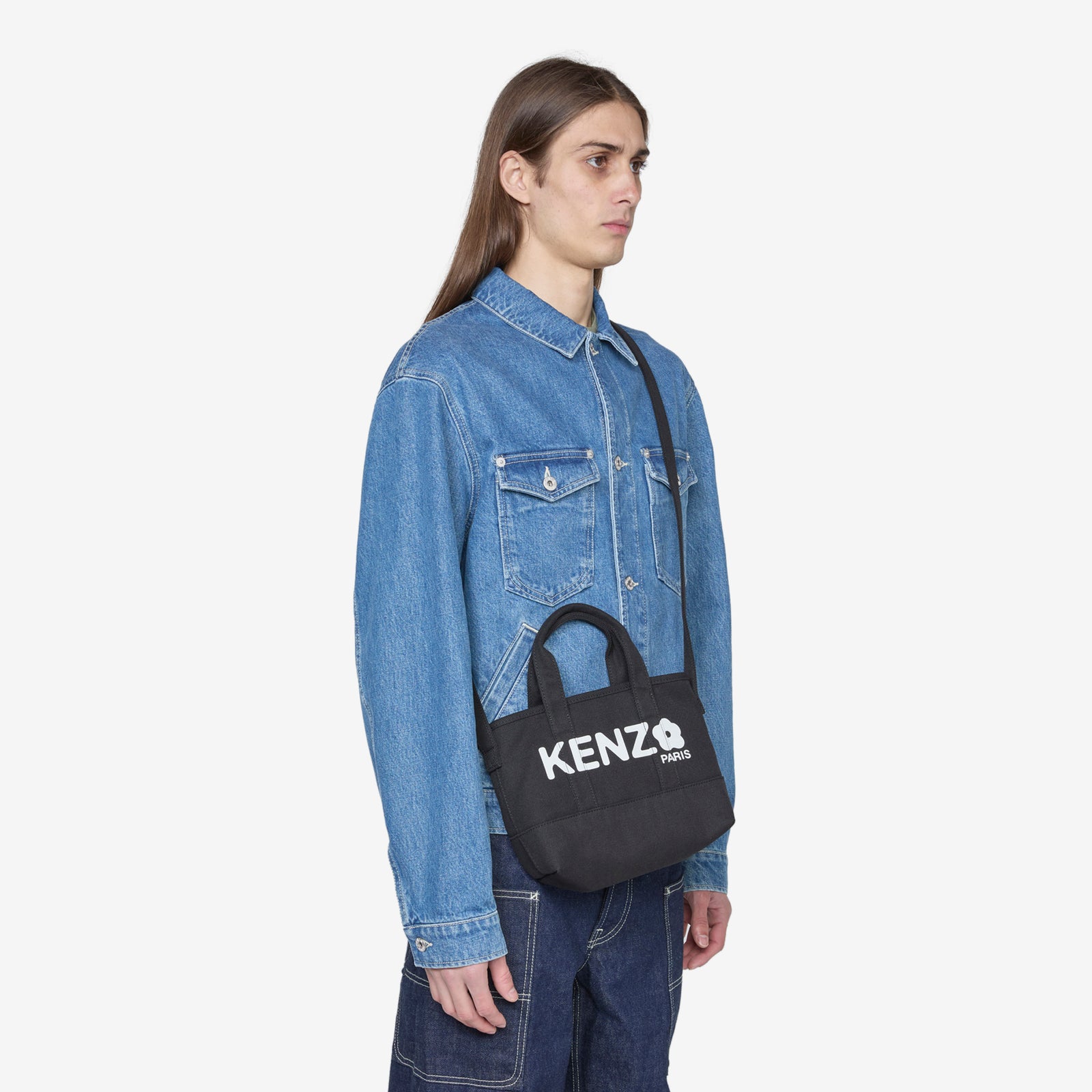KENZO Utility Small Tote Bag Black Above The Clouds