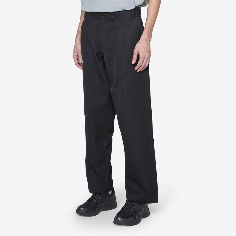 Curve Panelled Pant Black Pants