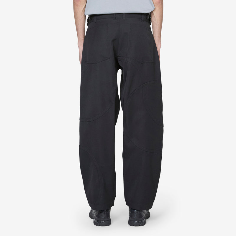 Curve Panelled Pant Black Pants