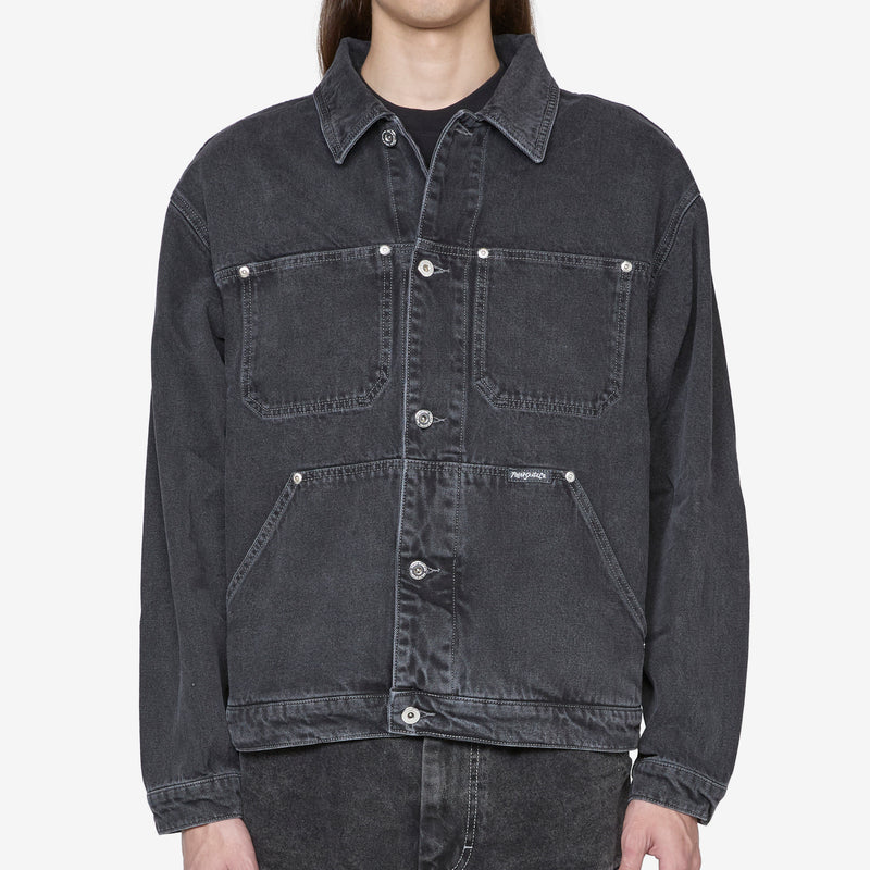 Patrik Denim Jacket Silver Black