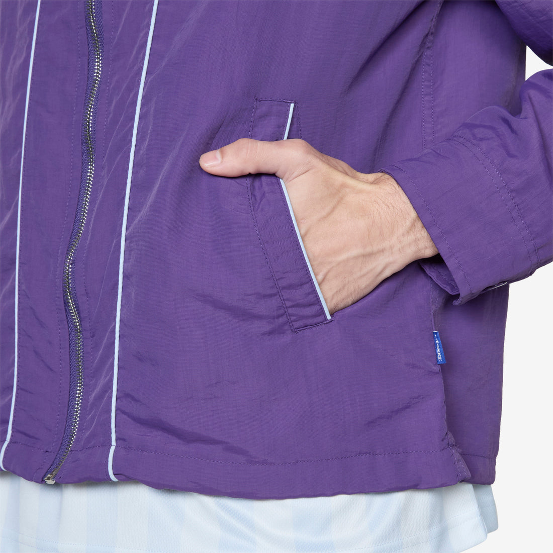 Classic Logo Coaches Jacket Purple Jackets