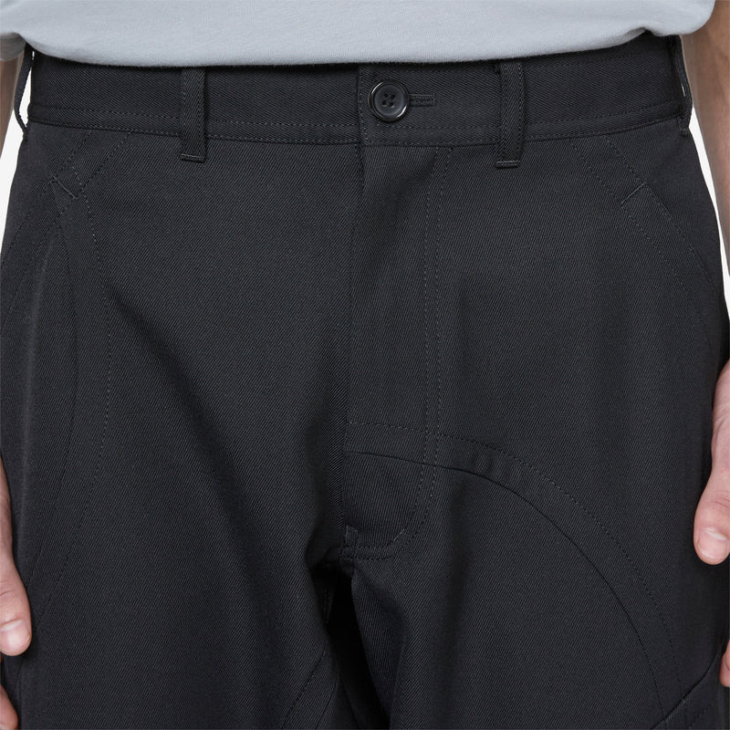 Curve Panelled Pant Black Pants