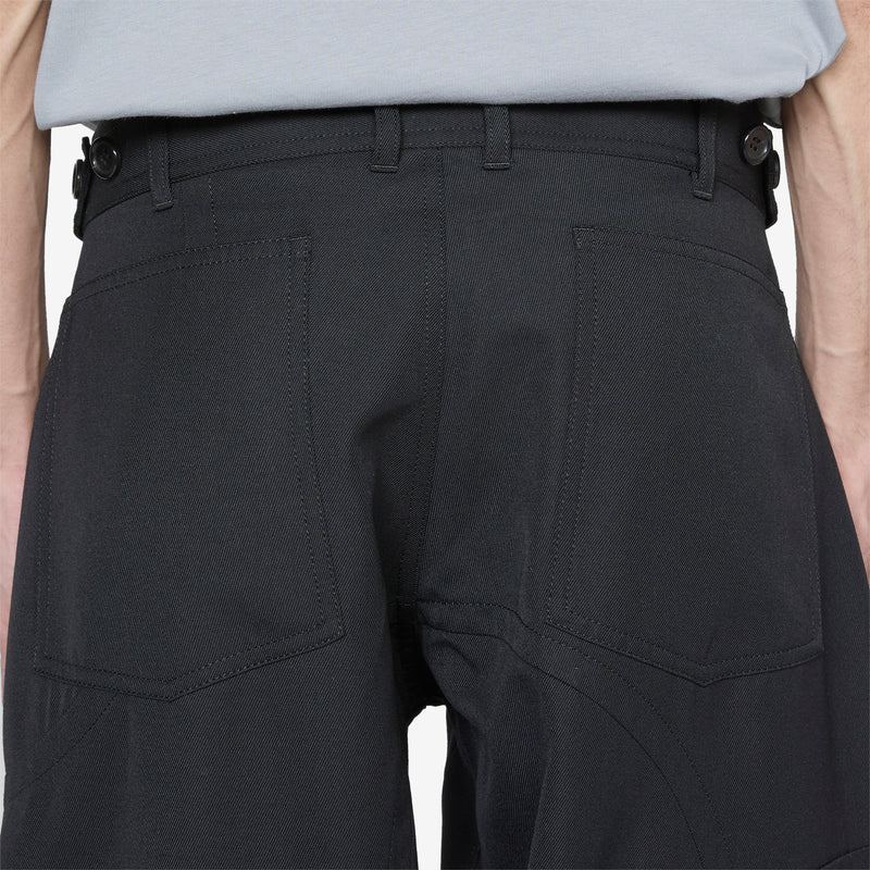 Curve Panelled Pant Black Pants