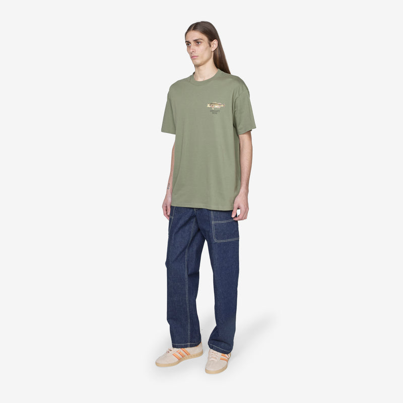 Fish Short Sleeve T-Shirt Dollar Green Tees