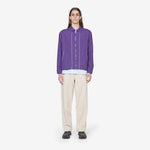 Classic Logo Coaches Jacket Purple