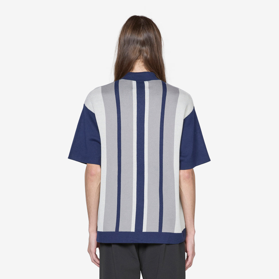 Knit Camp Collar Shirt Grey Shirts