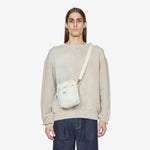 Mile Vertical Shoulder Bag White