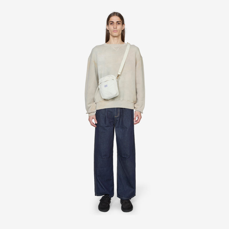 Mile Vertical Shoulder Bag White Bags