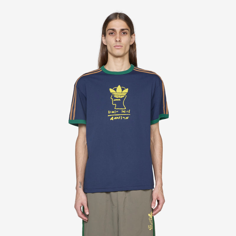 Brain Dead x T-Shirt Collegiate Navy Tees