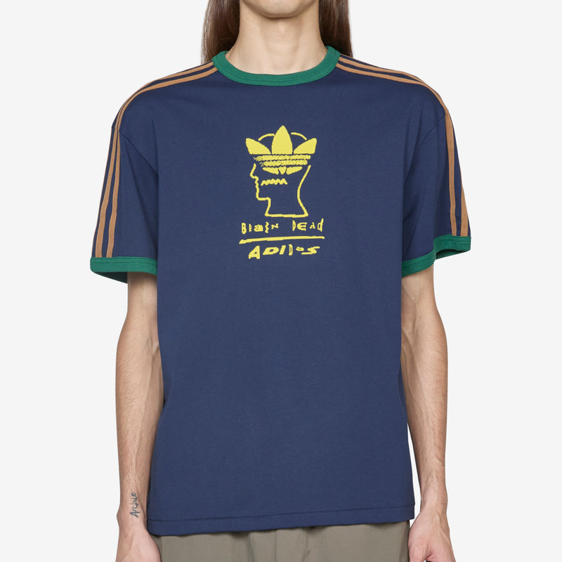 Brain Dead x T-Shirt Collegiate Navy Tees