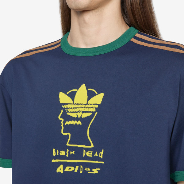 Brain Dead x T-Shirt Collegiate Navy Tees