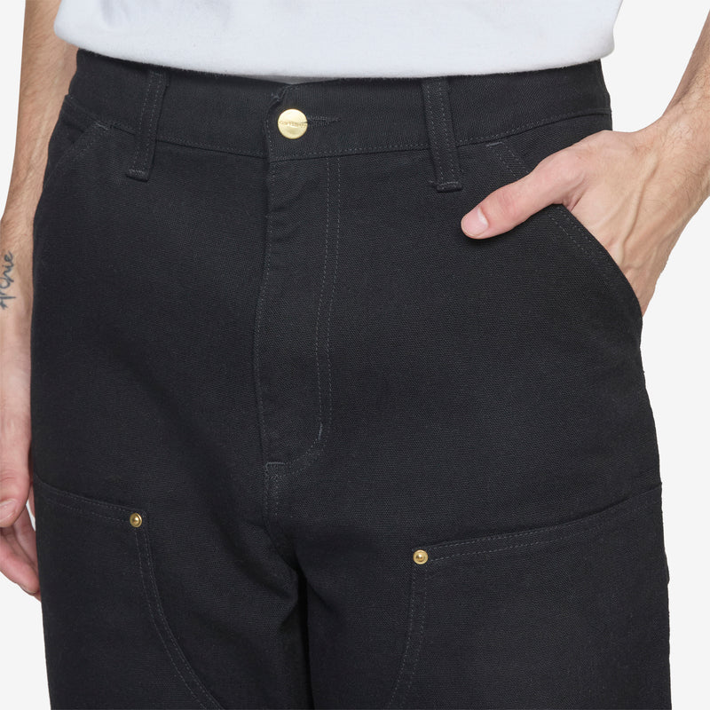 Double Knee Pant Black Stone Canvas Pants