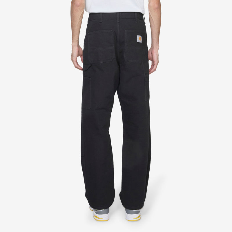 Double Knee Pant Black Stone Canvas Pants