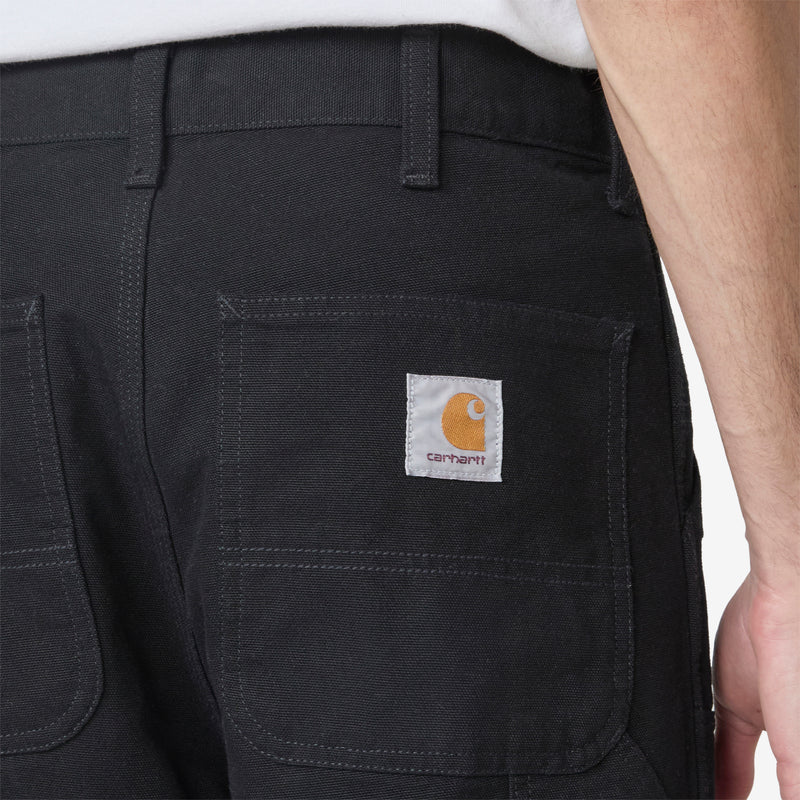 Double Knee Pant Black Stone Canvas Pants