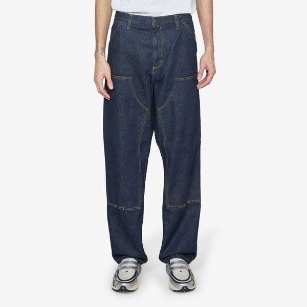 Double Knee Pant Blue Rinsed Pants