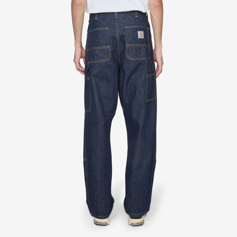 Double Knee Pant Blue Rinsed Pants