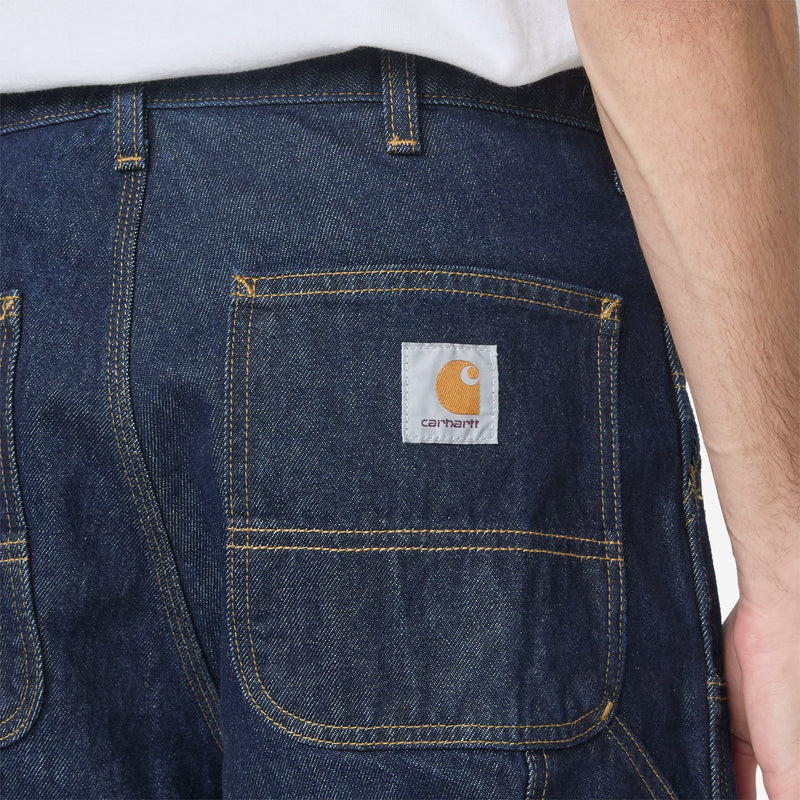 Double Knee Pant Blue Rinsed Pants