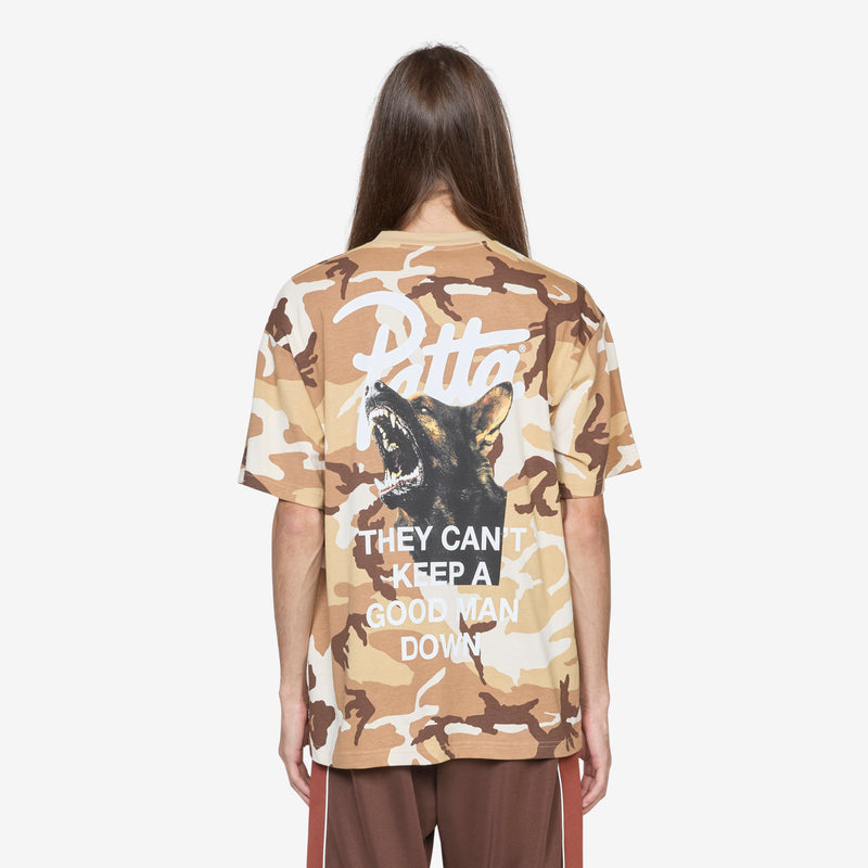 Bark Woodland Camo T-Shirt Sand Dollar Tees