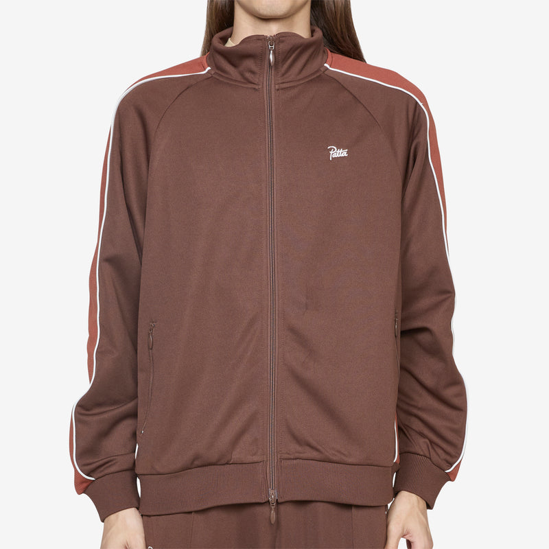 Tricot Track Jacket Chestnut Jackets