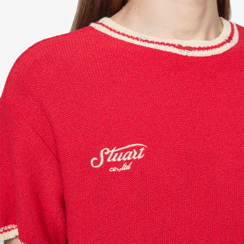 Football Shortsleeve Sweater Red Tees