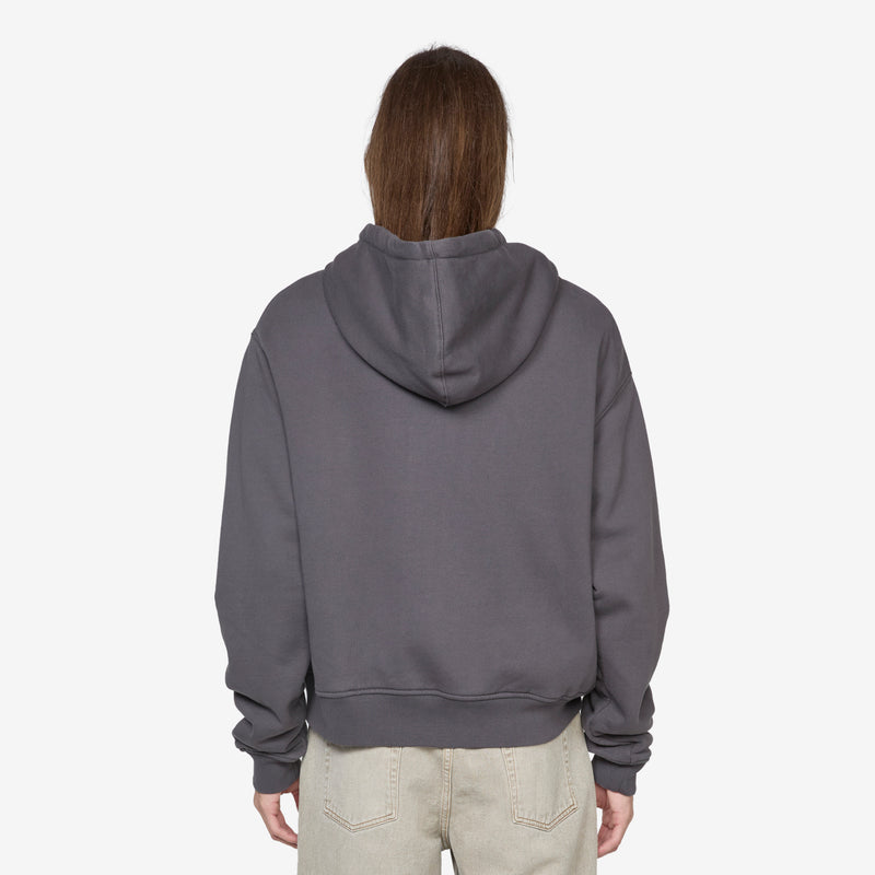 Classic Zip-Up Hooded Sweater Forged Iron Jumpers