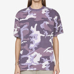 Basic Woodland Camo T-Shirt Navy Cosmos
