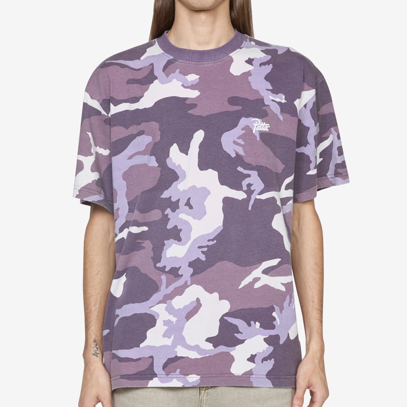 Basic Woodland Camo T-Shirt Navy Cosmos Tees