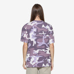 Basic Woodland Camo T-Shirt Navy Cosmos