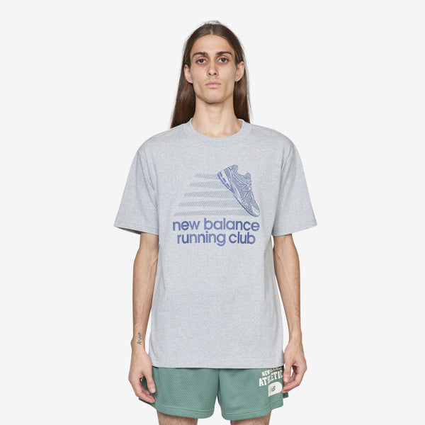 Athletics Running Club T-Shirt Athletic Grey Tees