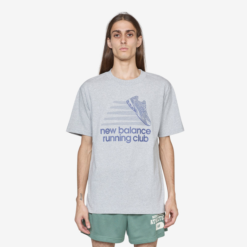 Athletics Running Club T-Shirt Athletic Grey Tees