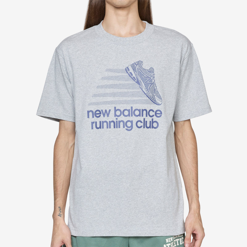 Athletics Running Club T-Shirt Athletic Grey Tees