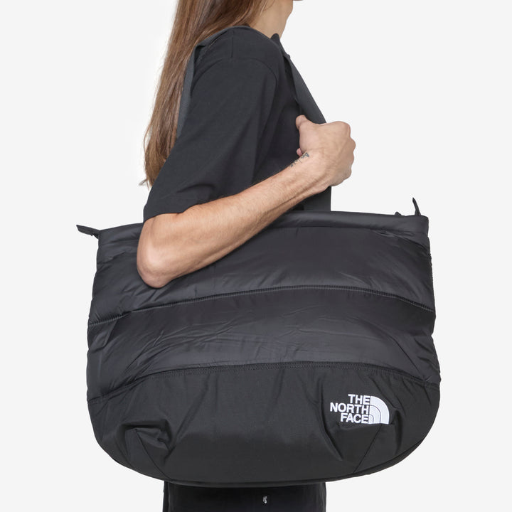 Nuptse Tote TNF Black | NPF Front