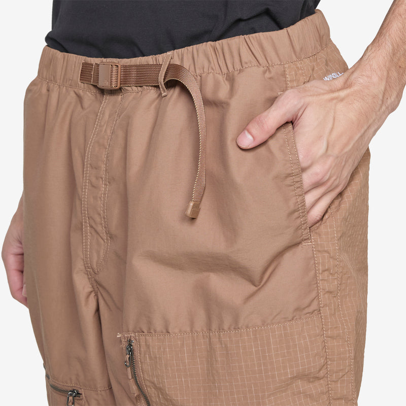 Woven Zipper Shorts Latte Shorts