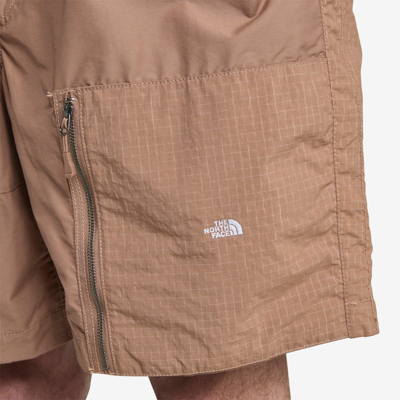 Woven Zipper Shorts Latte Shorts