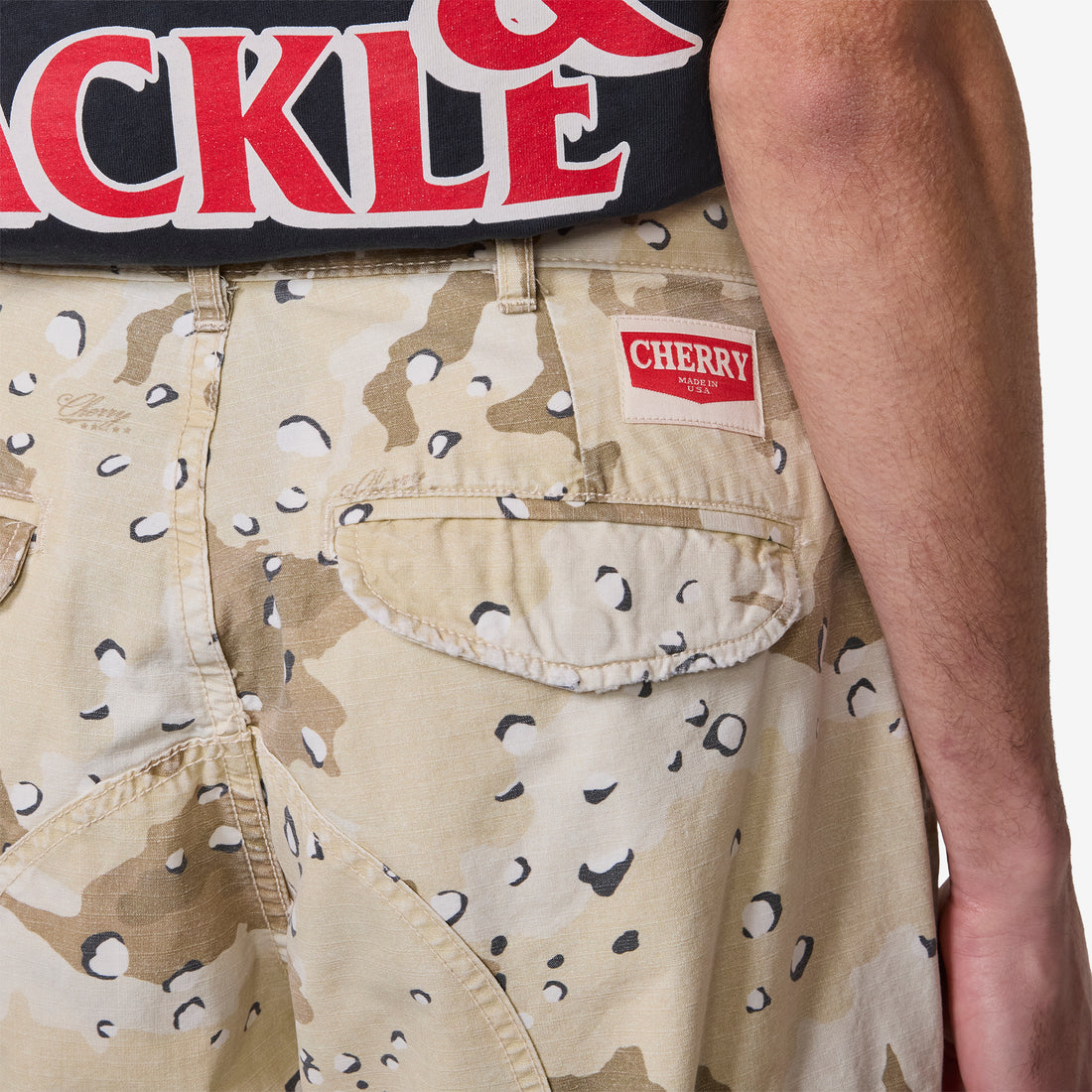 Wide Leg Cargo Pants Desert Storm Pants