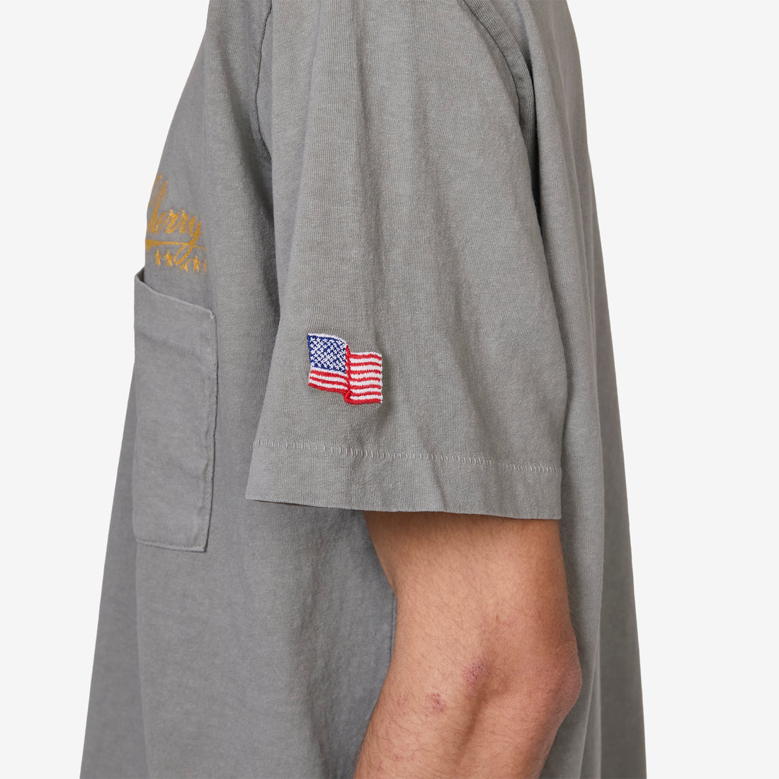 5 Star Boxy Pocket T-Shirt Smoke Tees