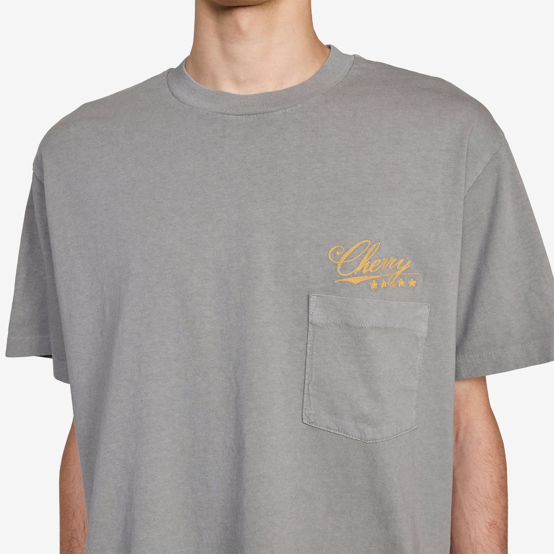 5 Star Boxy Pocket T-Shirt Smoke Tees