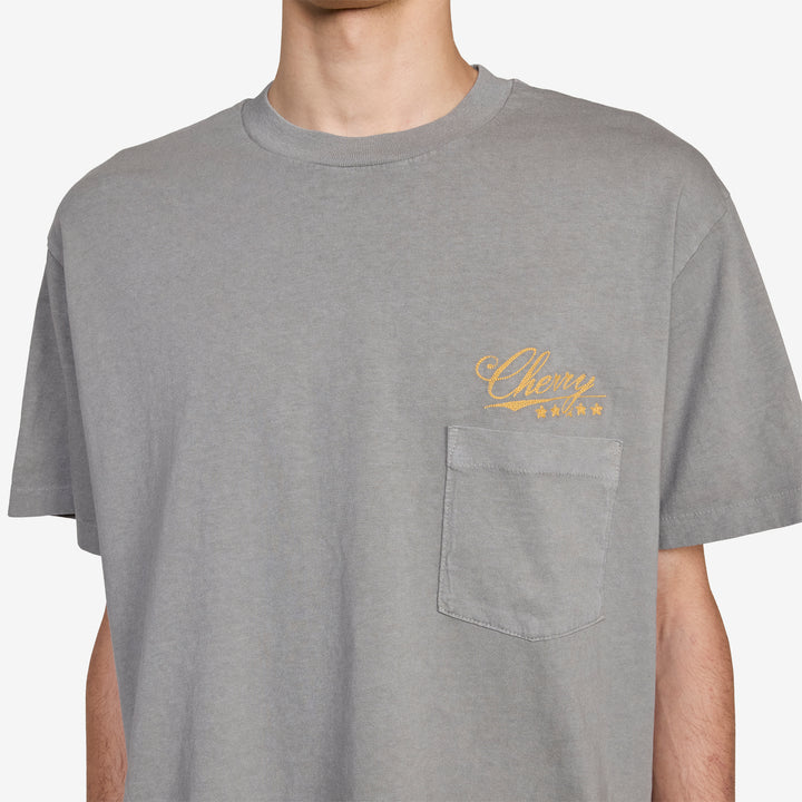 5 Star Boxy Pocket T-Shirt Smoke